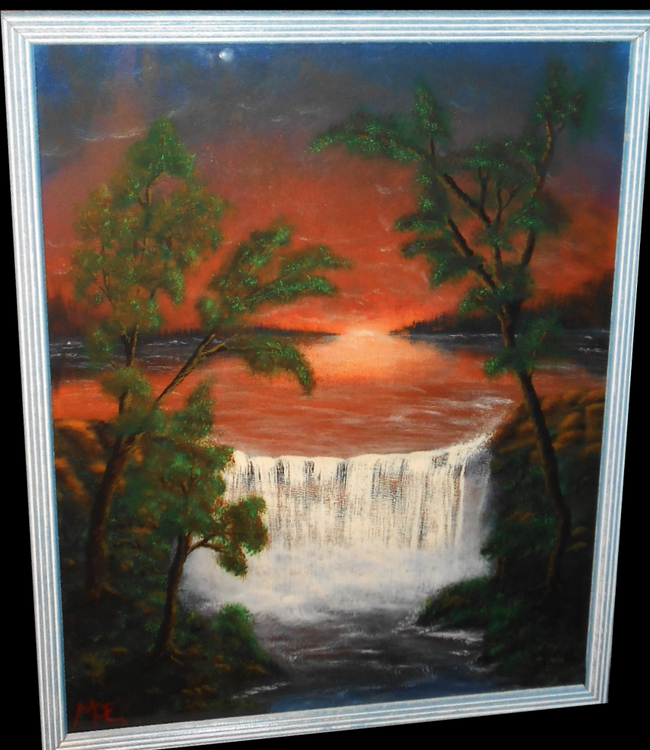 my painting framed 1