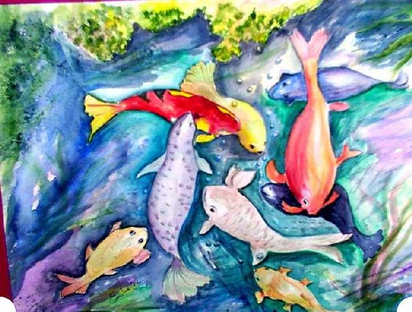 Fish in a pond