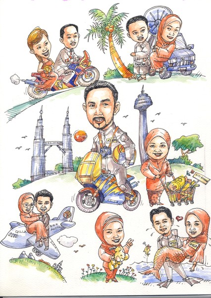 FRIEND CARICATURE