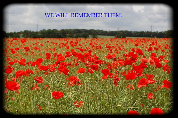 We will remember Them.