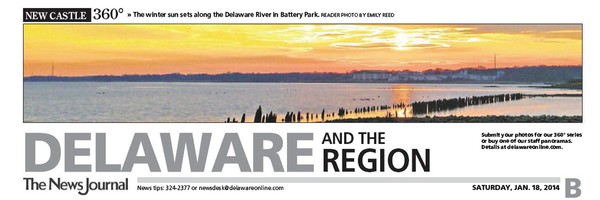 149th News Journal Panorama-Winter Sunset