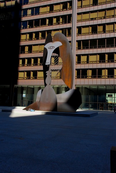 Sleeping under the Picasso (chicago