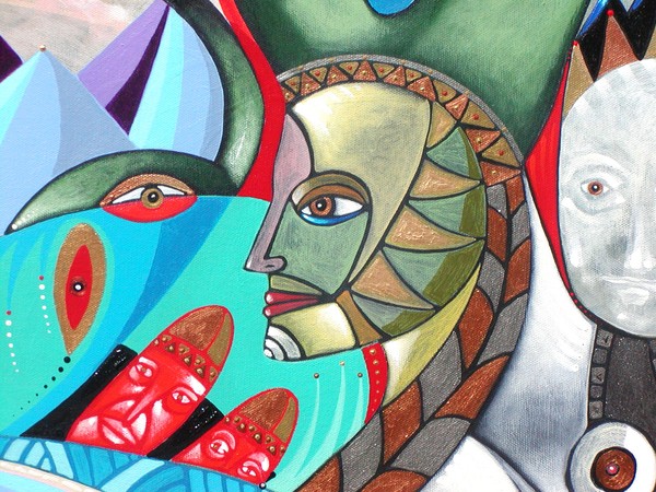 detail of andrea portrait