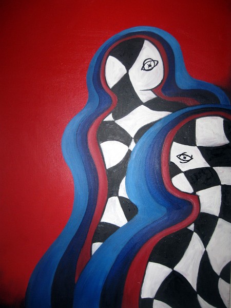 checkered people 1 
