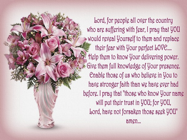 Lord. For People All Over The Country...