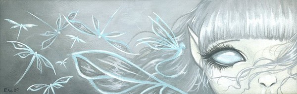 Ghostly Dragonfly Fairy