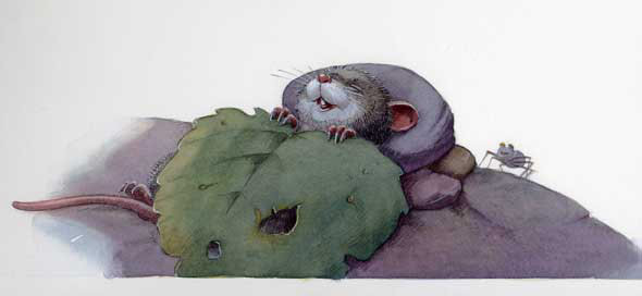sleeping mouse