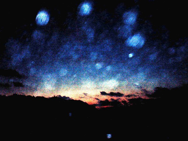 NIGHT SKY LANDSCAPE