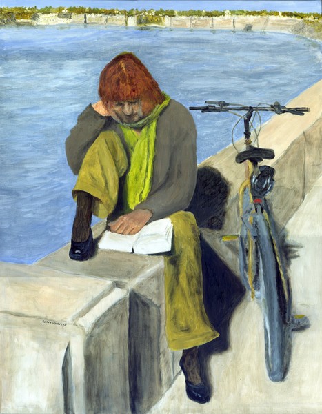 Woman Reading.