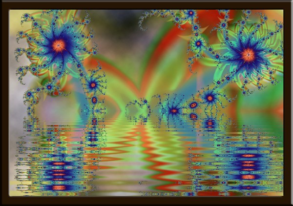 Falling flowers