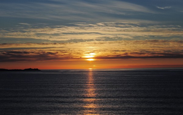 Sunset 2.  Cornwall UK.