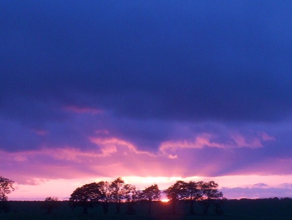 blue sunset