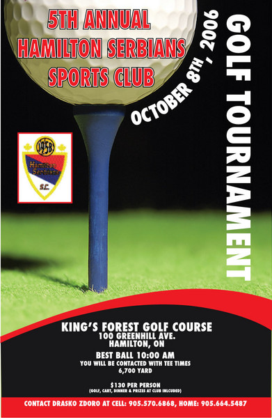 golf tournament poster