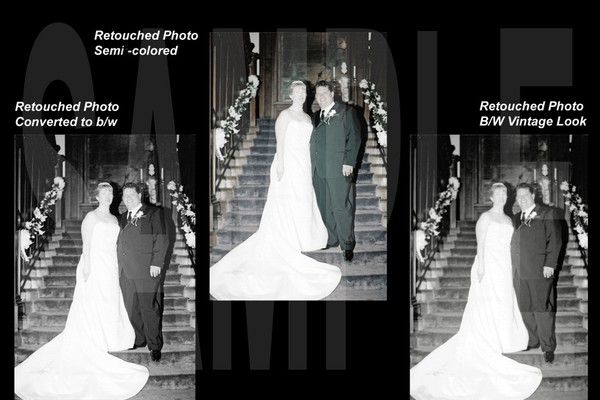 Wedding Photo Editing Examples