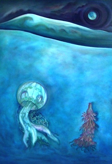 Water Spirits:  Woman and Man, 2002