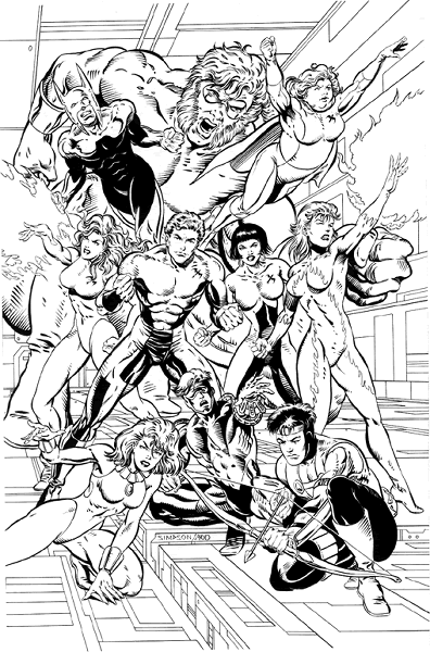 Deathmate Promo Art