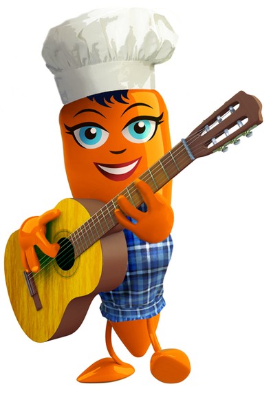 Vegetarian Light Mascot