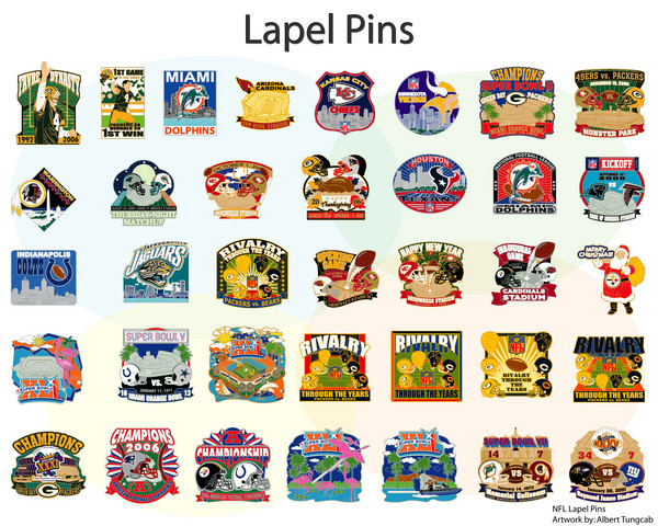 NFL Lapel Pins