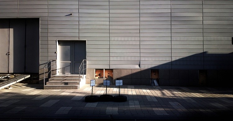 very long shadows