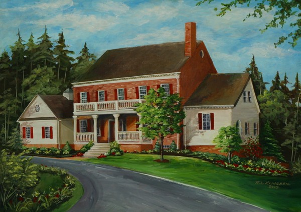 house portrait