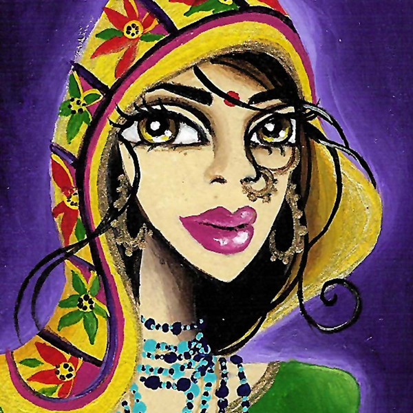 ACEO 2x2 Delilah