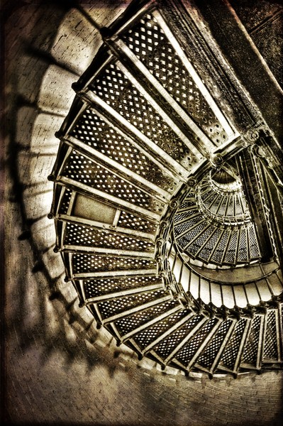 Inside Hunting Island Lighthouse 