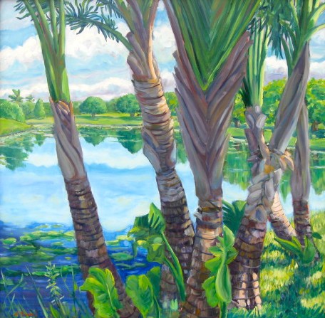 Traveller Palm Scene