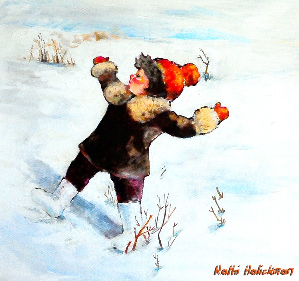 When there was snow....