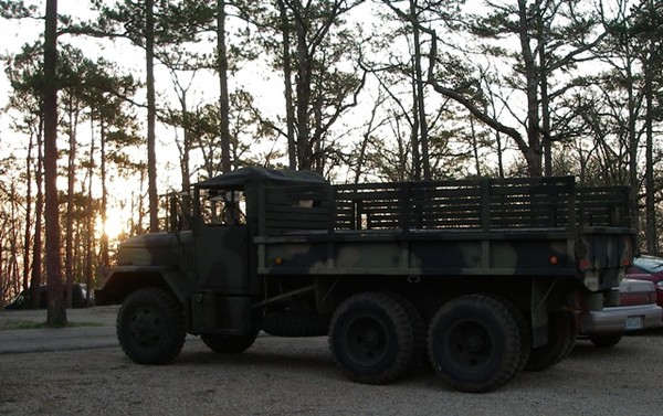 Military Truck in the Morning