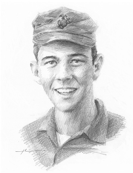 marines drawing mike theuer