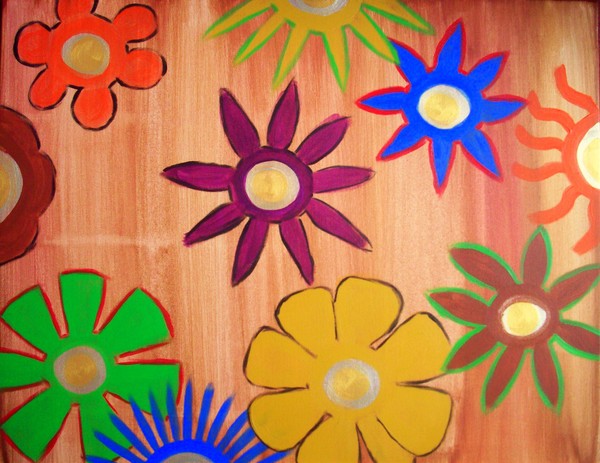 Rainbow of Flowers