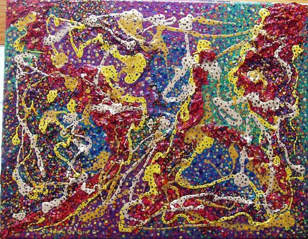 3-D Metallic Abstract #3