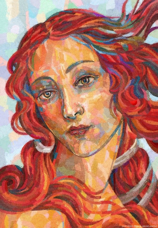 woman portrait venus goddess of love and beauty renaissance