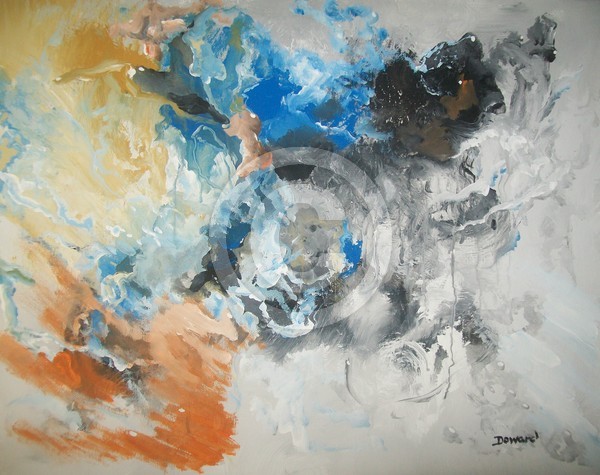 Abstract blue