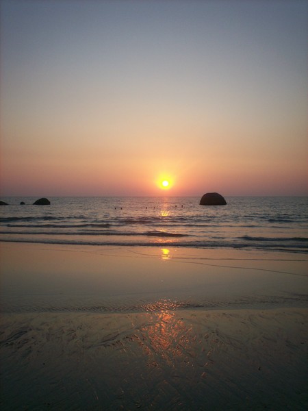 Sunset Over Beach in Palolem