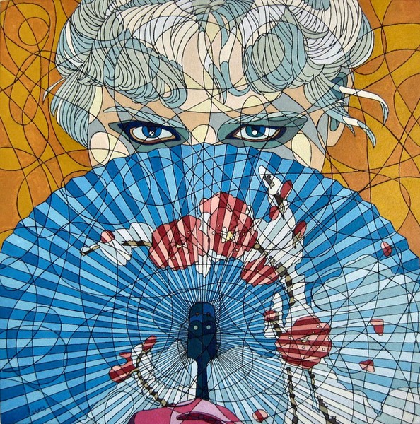 Girl With Fan