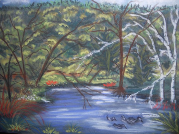 plein air done on white mountains artists weekend