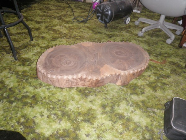 black walnut table unfinished
