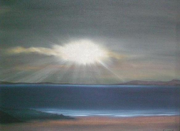 Sun over Cumbria