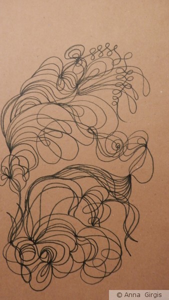 unfinished 1st layer drawing