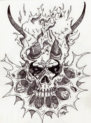demon skull
