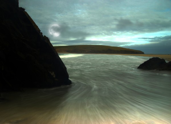 Full Moon Over St.Ninians Isle