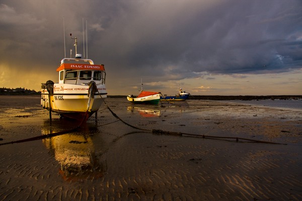Northumberland fishing boats