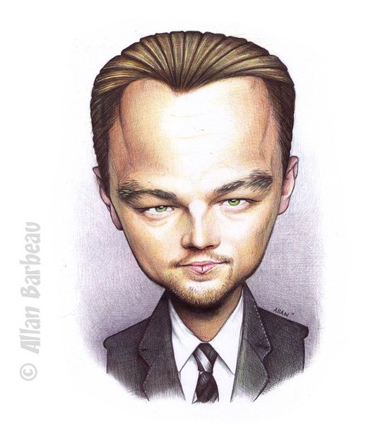 Léonardo DiCaprio - first try Caricature