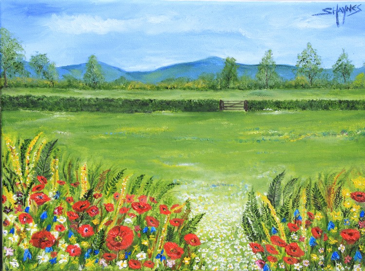 Path through the flowers