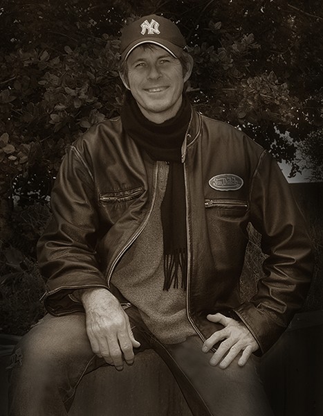 the artist in Tiburon