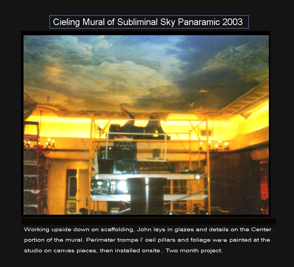 Ceiling Mural...Salon 2003 Winter, John Enright