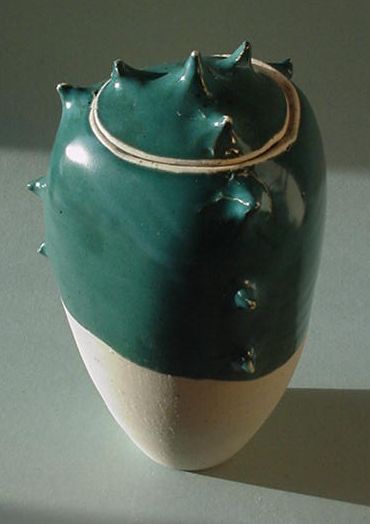 Turquoise Spike Jar