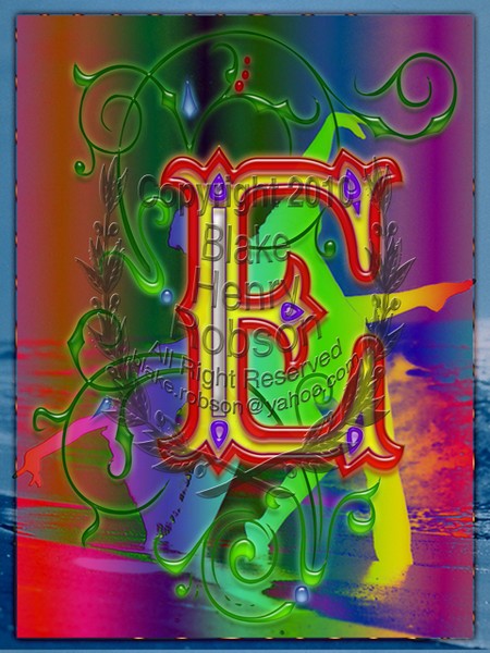 Pictorial Alphabet Letter E