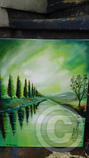 the river